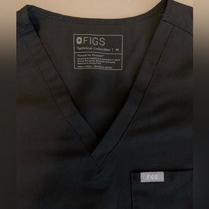 FIGS one-pocket top black
